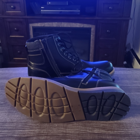 Men's Alesbury Jaxx Black Boots Size 11 - Picture 5 of 5